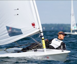 Tom Burton at Laser Worlds